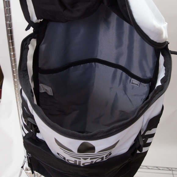 Adidas Trefoil Backpack White - Picture 6 of 8